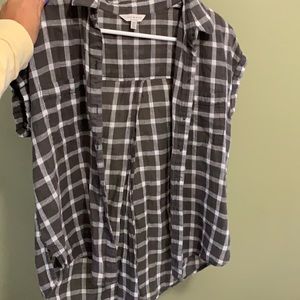Lucky brand button up t shirt